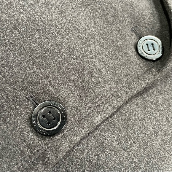 Like new Calvin Klein Dark Gray Pea coat - 6 - Picture 3 of 8